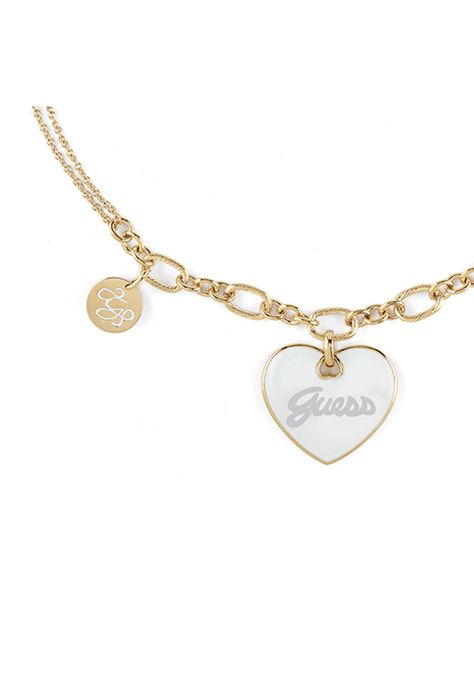Collar Guess JUBN05148JWYGWHT-U Dorado-1