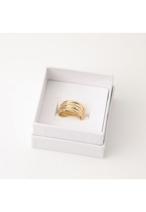 Anillo  19v69 Dorado Mujer STR206-2