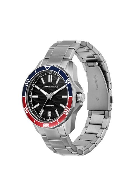 Reloj Plateado Armani Exchange Hombre-1