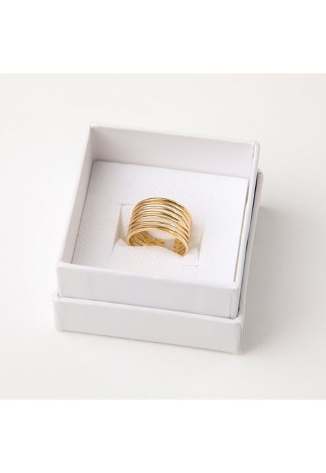 Anillo  19v69 Dorado Mujer STR340-2