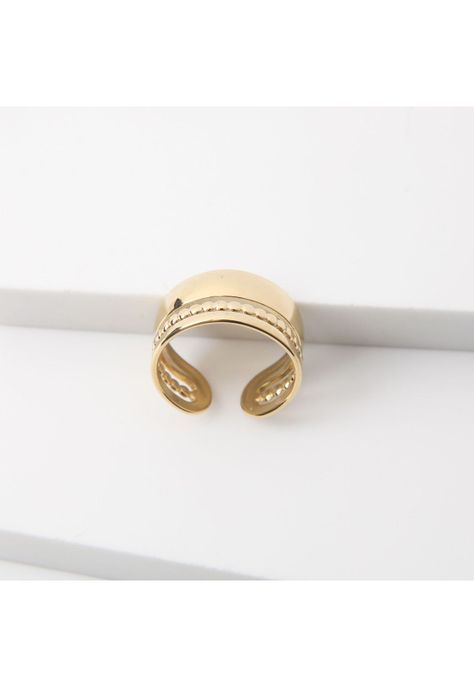 Anillo  19v69 Dorado Mujer STR273-1