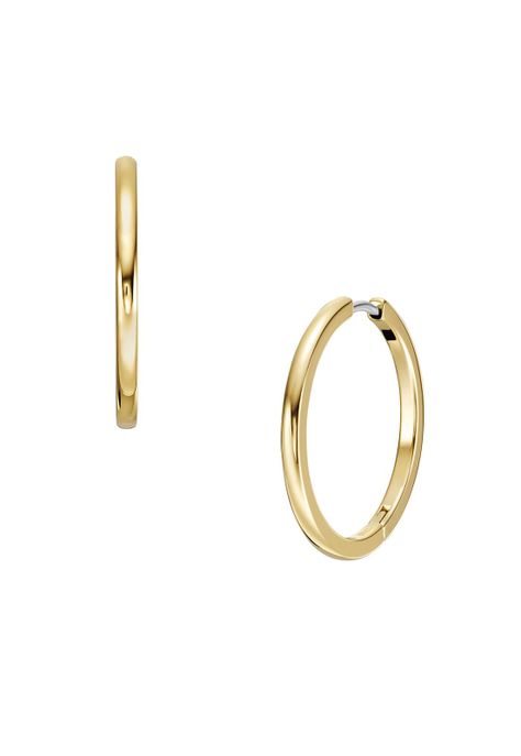 Aros Fossil  JF04638710 Dorado Mujer-1
