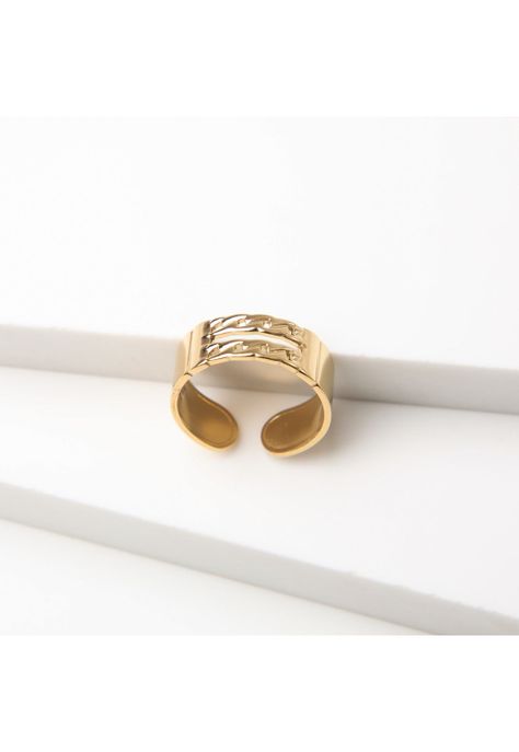 Anillo  19v69 Dorado Mujer STR248-1