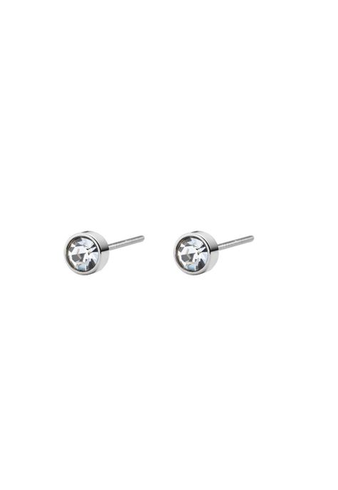 Aros Bering Plateado Mujer-1