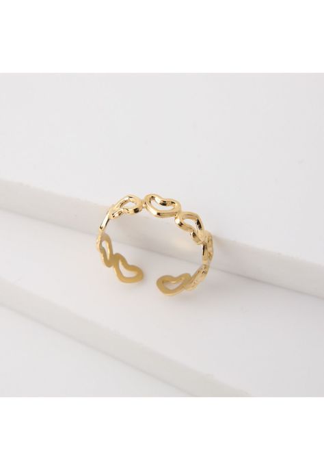 Anillo  19v69 Dorado Mujer STR257-0