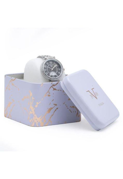 Reloj 19v69 Italia V1969-244-2 Plateado Mujer-3