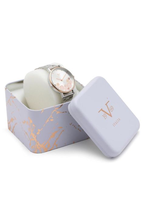 Reloj 19v69 Italia V1969-267-4 Plateado Mujer-3