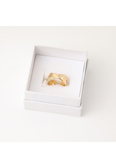 Anillo  19v69 Dorado Mujer STR213-2
