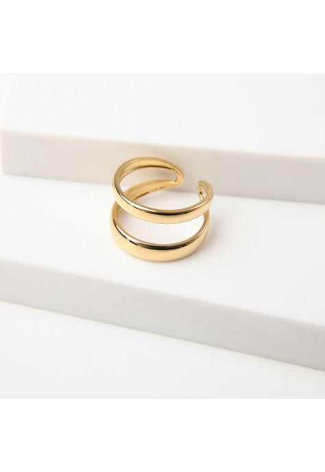 Anillo  19v69 Dorado Mujer STR199-0