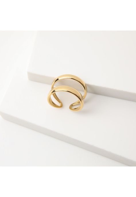 Anillo  19v69 Dorado Mujer STR199-1