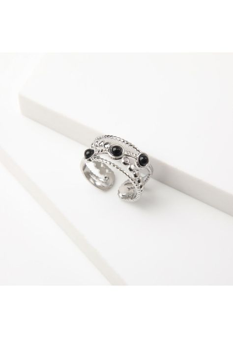 Anillo  19v69 Plateado Mujer STR084-0