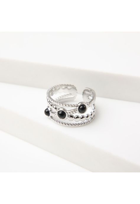 Anillo  19v69 Plateado Mujer STR084-2