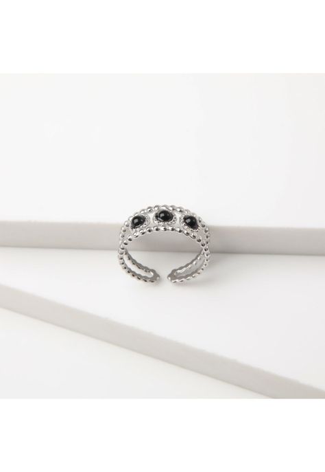 Anillo  19v69 Plateado Mujer STR124-0
