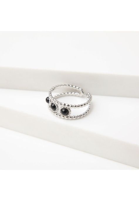 Anillo  19v69 Plateado Mujer STR124-1