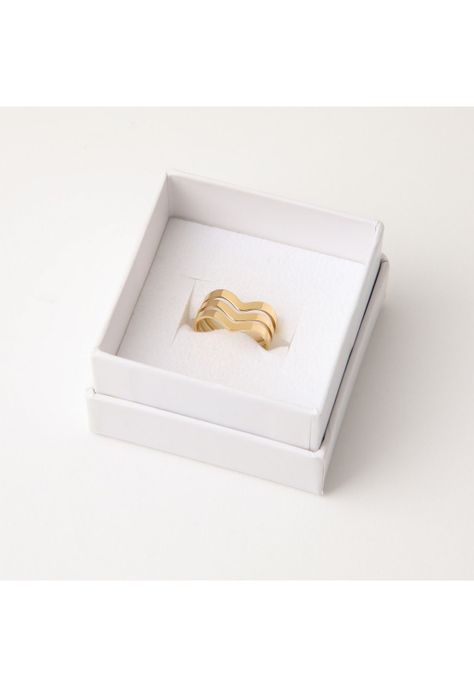 Anillo  19v69 Dorado Mujer STR303-2