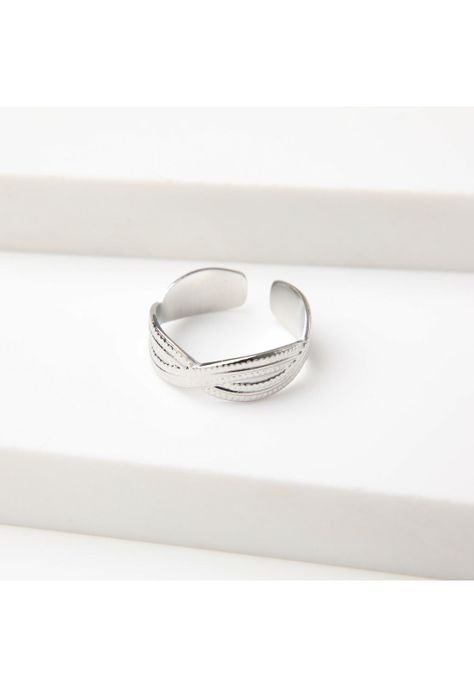 Anillo  19v69 Plateado Mujer STR219-0