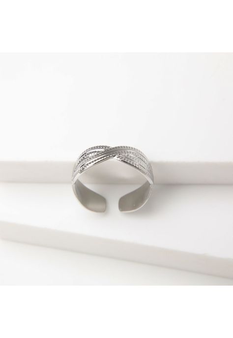 Anillo  19v69 Plateado Mujer STR219-1