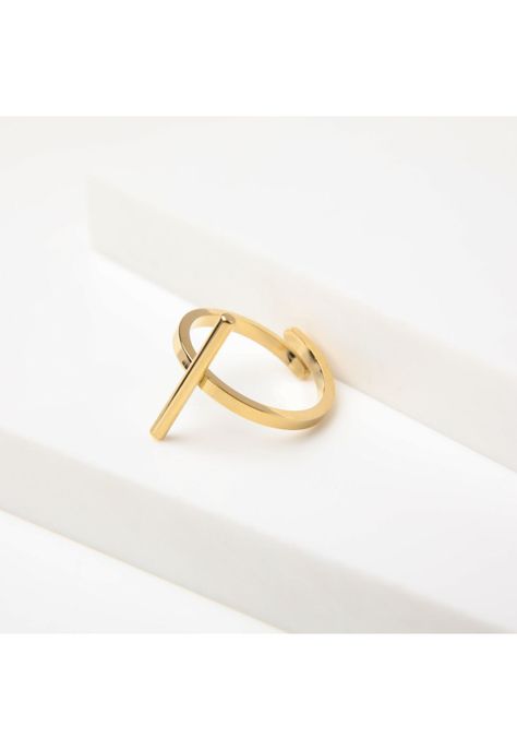 Anillo  19v69 Dorado Mujer STR256-0