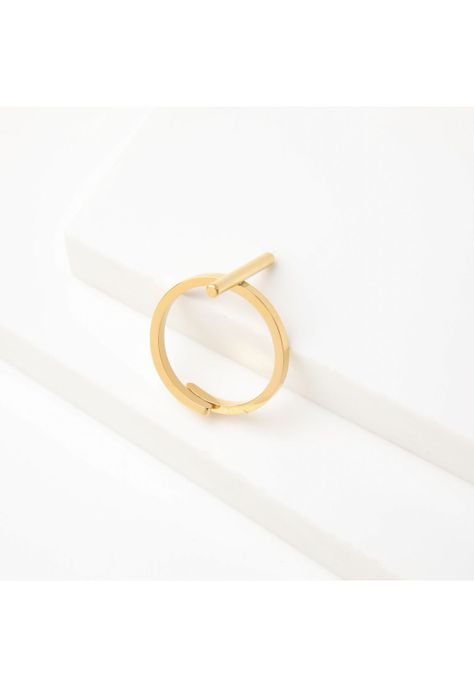 Anillo  19v69 Dorado Mujer STR256-1