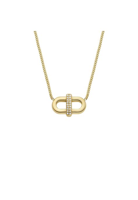 Collar Fossil  JF04582710 Dorado Mujer-1