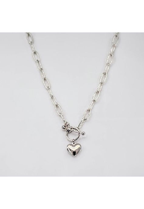 Collar 19V69 Italia Plateado Mujer-0
