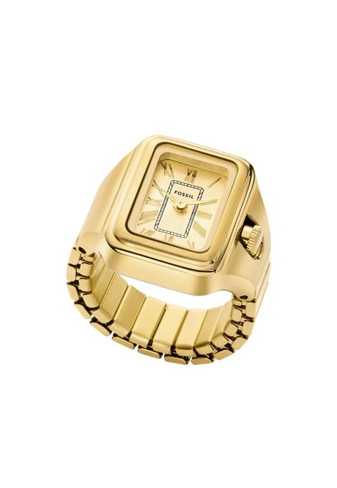 Reloj-Anillo Fossil ES5343 Dorado Mujer-0