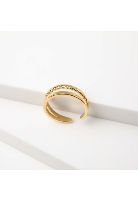 Anillo  19v69 Dorado Mujer STR253-1