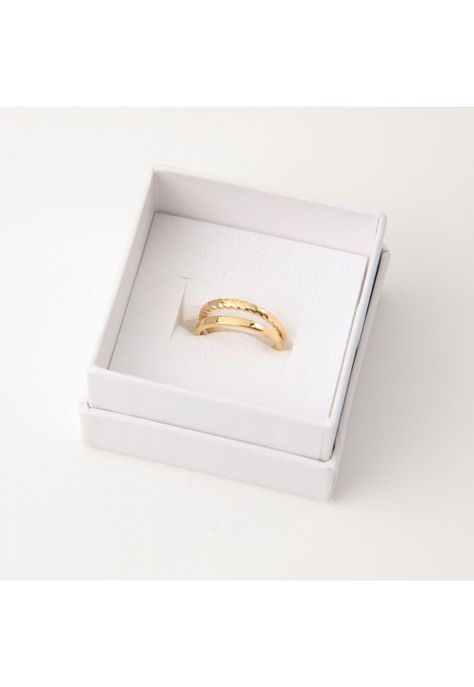 Anillo  19v69 Dorado Mujer STR253-2