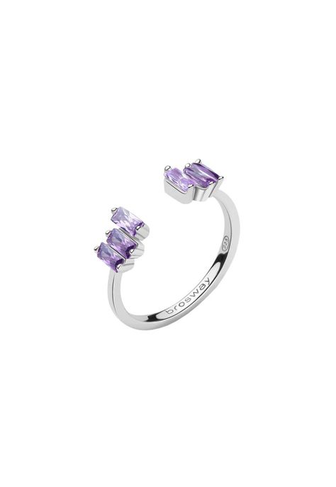 Anillo Brosway FMP15B Morado Mujer-0