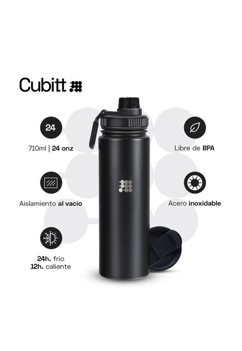 Termo Cubitt CTHB24-1 Unisex Negro-1