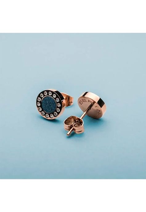 Aros Bering Azul Mujer-1