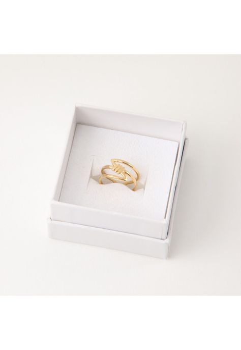 Anillo  19v69 Dorado Mujer STR268-1