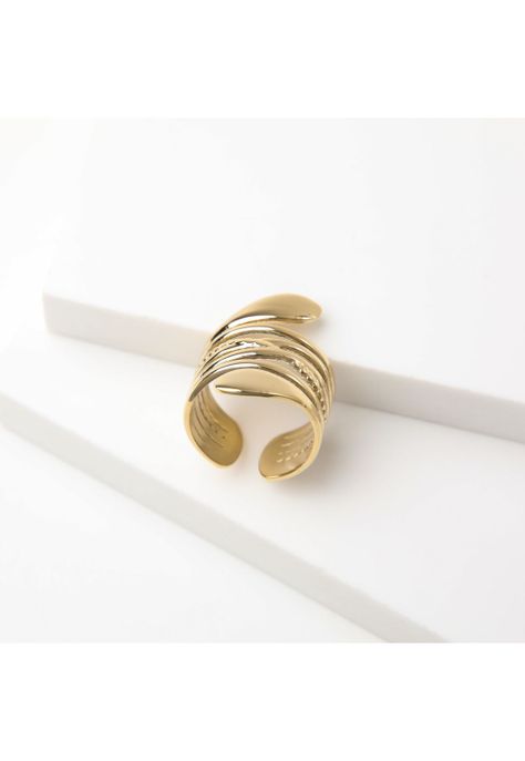 Anillo  19v69 Dorado Mujer STR212-1