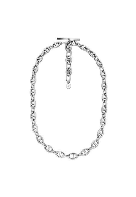 Collar Fossil  JA7242040 Plateado Mujer-0