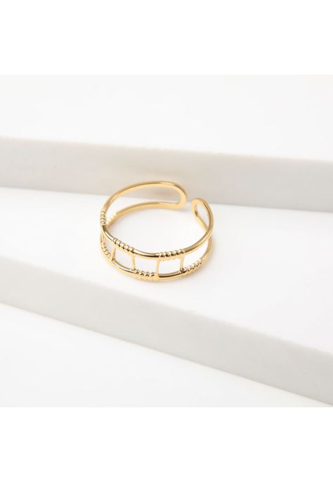 Anillo  19v69 Dorado Mujer STR473-0