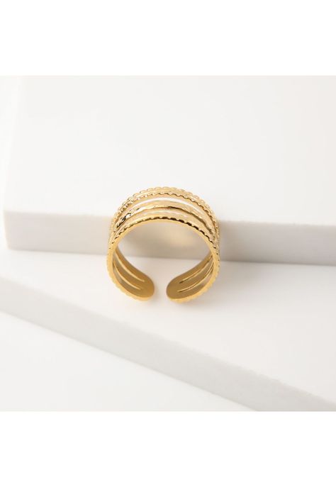 Anillo  19v69 Dorado Mujer STR216-2