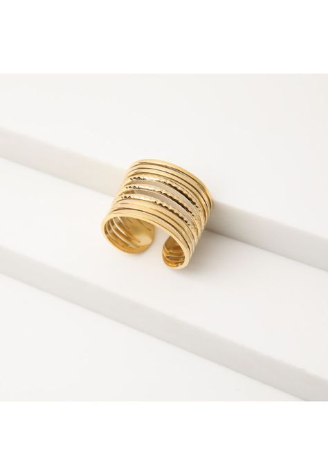 Anillo  19v69 Dorado Mujer STR295-0
