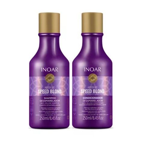Kit Duo Shampoo Y Acondicionador Speed Blond Inoar 250ml-1