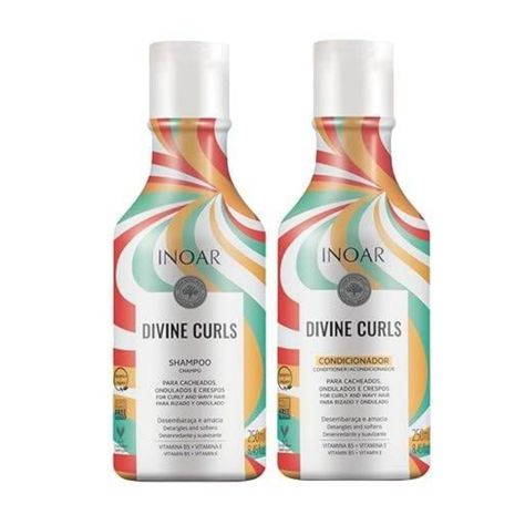 Kit Duo Shampoo Y Acondicionador Divine Curls Inoar 250ml-1