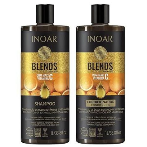 Pack Shampoo Y Acondicionador Blends Inoar 1LT-0