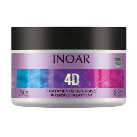 Mascara 4D Tratamiento Intensivo Inoar 250g-0