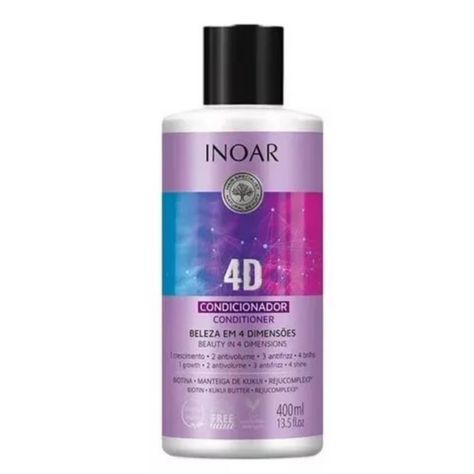 Acondicionador 4D Inoar 400ml-0