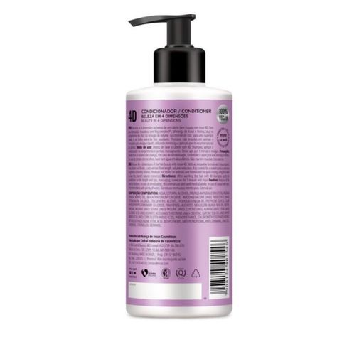 Acondicionador 4D Inoar 400ml-1