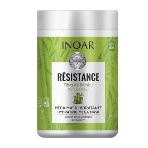 Mascara Resistance Fibra de Bambu Inoar 1kg -0