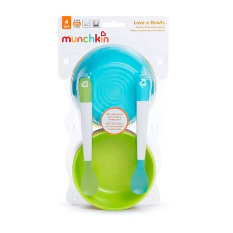 Set Alimentación Bowl 10 Piezas Love A 4Pk Munchkin-1
