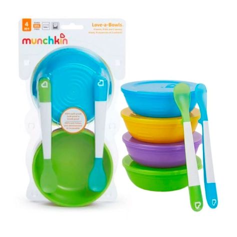 Set Alimentación Bowl 10 Piezas Love A 4Pk Munchkin-3