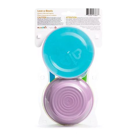 Set Alimentación Bowl 10 Piezas Love A 4Pk Munchkin-4