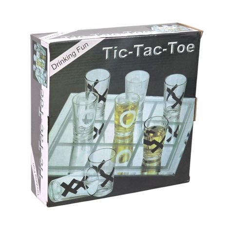 Juego de Shot Gato Tik Tac Toe 9 vasos Chupito-5