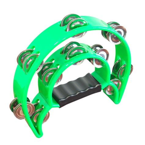 Pandero Musical Media Luna Hendrix Verde 20x20 cm-2