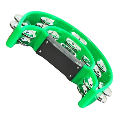 Pandero Musical Media Luna Hendrix Verde 20x20 cm-4